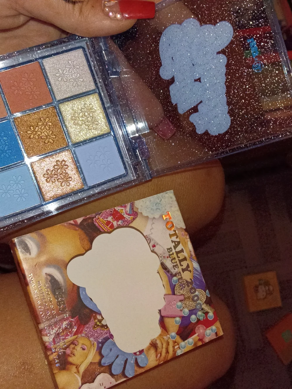 BH Cosmetics Totally Plastic Blue Glitter Eyeshadow Palette
